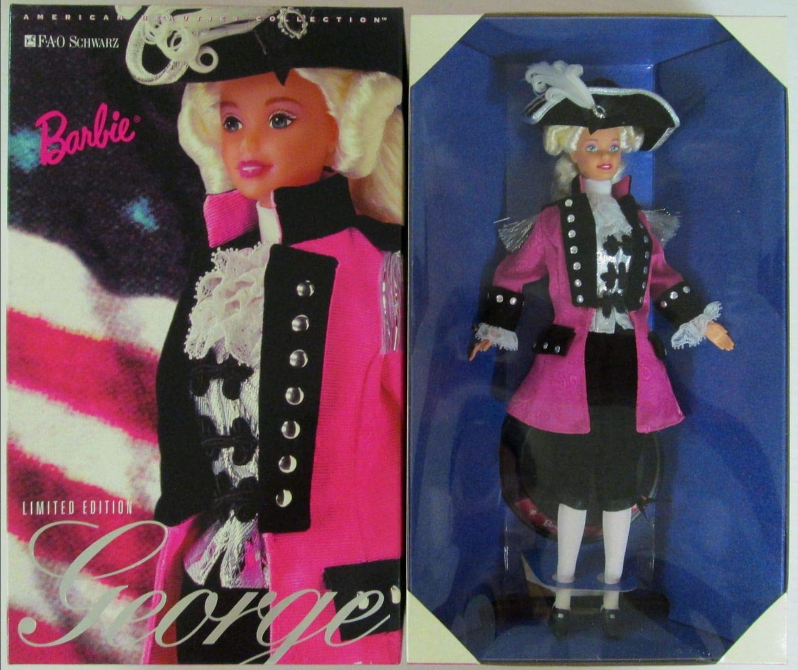 george washington barbie - American Bea Fao Schwarz Barbie Limited Edition Lection O rge